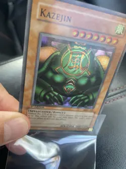 NM Kazejin MRD-026 (Yu-Gi-Oh / English TCG / 1st Edition) Foil Shift Misprint - Image 1