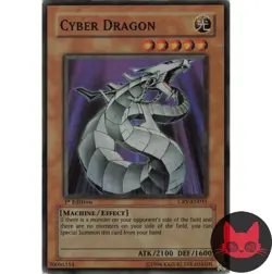 Yugioh Cyber Dragon CRV-EN015 Super Rare 1st Edition LP - Image 1
