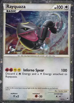 Pokemon Rayquaza SL10 Secret Rare Call of Legends Lp - Image 1