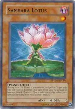 Samsara Lotus - PTDN-EN004 - Common - Unlimited Edition - Lightly Played - Image 1