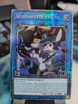 YuGiOh! Silhouhatte Rabbit INFO-EN052 Quarter Century Rare 1st Ed - Image 1