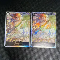 One Piece Adventure on Kami's Island Nami OP15-086 Super Rare SR NM 2x - Image 1