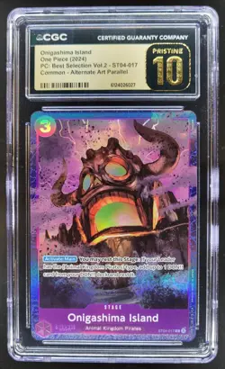 2024 ONE PIECE ONIGASHIMA ISLAND ALT ART ST04-017 CGC 10 PRISTINE RC7 - Image 1