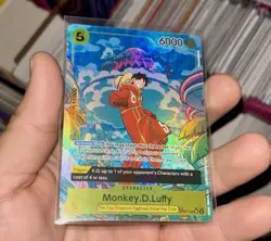 One Piece 2024 Monkey D Luffy OP07-109 TR Pristine Condition - Image 1