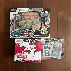 Pokemon TCG White Flare Elite Trainer Box Victini Illustration Collection - Image 5