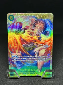 One Piece Carrying On His Will Monkey D Luffy OP13-118 SEC Secret Rare - Image 1