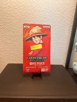 One Piece TCG OP-13 Carrying On His Will New Blister Pack HEAVY SEALED 37.67🔥 - Image 2