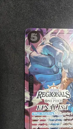 Monkey D. Luffy OP07-091 Eng ONE PIECE TCG 2024 Online Regionals Finalist NM - Image 3