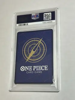 One Piece OP05 Monkey D. Luffy 1st Anniversary ST01-012 PSA 9 *Minor Scratch - Image 2