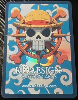 One Piece kDaesign - PR - Rainbow Luffy - Bon Clay (Custom Leader) Foil NM - Image 2