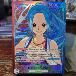 One Piece EB03 English Alt Art Leader Nefeltari Vivi EB03-001 *FREE SHIPPING* - Image 1