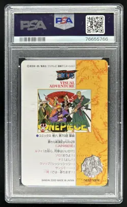 2000 Bandai One Piece Visual Adventure Straw Hat Crew Part 1 Booster #28 PSA 10 - Image 2