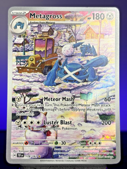 Pokemon TCG: Temporal Forces - Metagross 178/162 Illustration Rare IR Holo NM - Image 1
