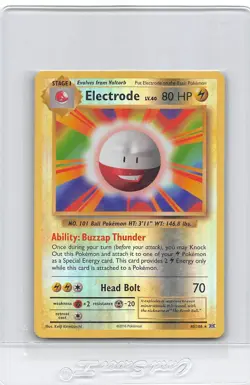 ELECTRODE 40/108 - XY EVOLUTIONS - REVERSE HOLO RARE - POKEMON CARD - LP - Image 1