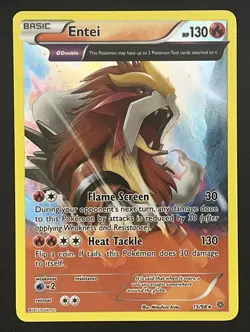Pokemon Entei Ancient Origins 15/98 Holo Rare - Image 2