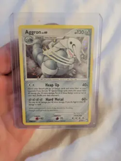 Aggron Mysterious Treasures Holo Rare 1/123 Pokemon Card - Image 1