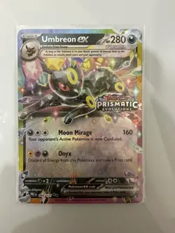Pokemon TCG Prismatic Evolutions Umbreon EX Stamped Promo Card 060/131 NM - Image 1