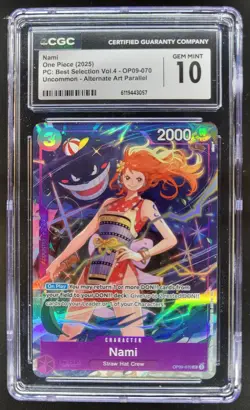 2025 ONE PIECE NAMI ALT ART OP09-070 CGC 10 RC7 - Image 1