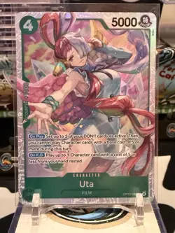 Uta OP13-023 SR One Piece Carrying On His Will Foil Card Near Mint NM - Image 1