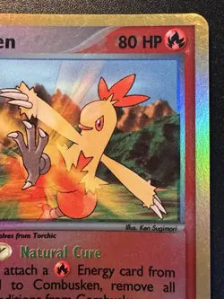 Combusken 28/109 EX Ruby & Sapphire Pokemon Card Reverse Holo Foil Rare LP - Image 4