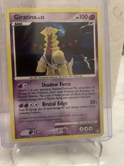 Pokemon TCG Giratina Legends Awakened Holo Card 4/146 Near Mint - Image 1