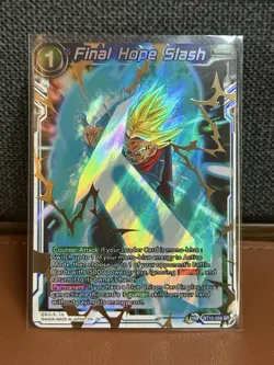 Final Hope Slash BT10-056 SR FOIL Dragon Ball Super Card Game TCG - Image 1