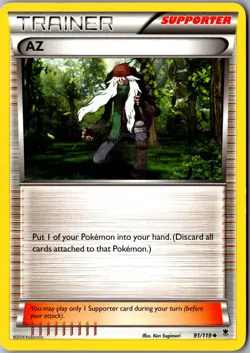 AZ 91/119 Uncommon XY Phantom Forces LP Pokemon Card - Image 1