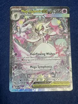 Mega Gardevoir EX 178/132 Pokemon Card Mega Evolutions Secret Rare - Image 1