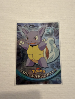 Wartortle #08 (FOIL)- Pokemon Topps TV Animation Card (Black Label) - Image 1