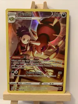 Ariados TG09/TG30 Brilliant Stars Full Art Trainer Gallery Pokemon Card NM/M - Image 1