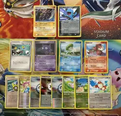 Vintage Pokemon Card Lot Reverse Holo Kabutops Wobbuffet Fire - Image 1
