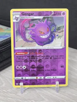 Pokemon Card TCG Gengar Reverse Holo 085/202 Sword and Shield Base Set 2020 NM - Image 3