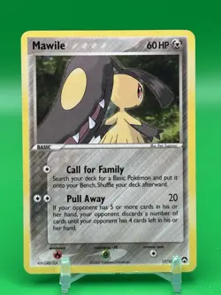 Mawile 17/108 2007 EX Power Keepers Regular Rare Card LP Free Shipping C4 - Image 1