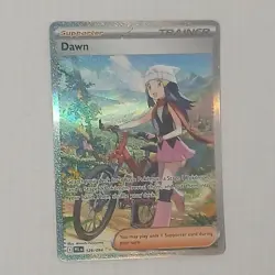 Pokemon Dawn Trainer Supporter Full Art Holo 129/094 TCG Card Stock - Image 1
