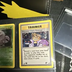 Pokemon TCG Vintage Team Rocket All 1st Edition Lot Holo WOTC 9 Cards - Image 5