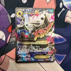 Pokemon M Aggron EX Ultra Rare Holo 154/160 Primal Clash TCG Card English - Image 1