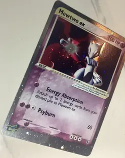 Mewtwo ex 101/109 EX Ruby & Sapphire Holo 100 HP Psychic Pokemon Card Nintendo - Image 3