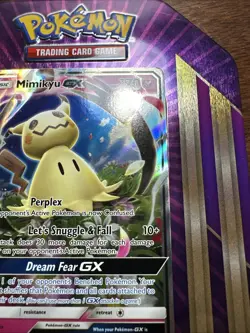 Pokemon Mimikyu GX Ultra Rare Card Lost Thunder Sun & Moon 149/214 NM Condition - Image 3