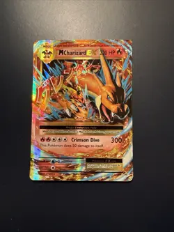 Pokemon MEGA M Charizard EX ULTRA RARE Holo TCG Card 13/108 - Image 1