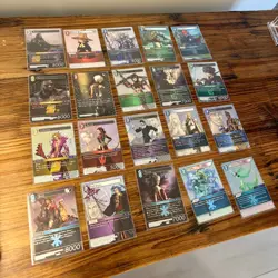 Final Fantasy TCG Collection 47 Cards Excellent Condition Cloud Tifa Holos - Image 2