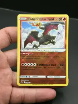 Radiant Charizard Crown Zenith Reverse Holo Card 020/159 Near Mint NM Condition - Image 3