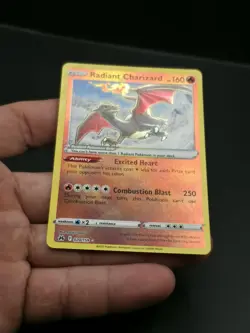 Radiant Charizard Crown Zenith Reverse Holo Card 020/159 Near Mint NM Condition - Image 5
