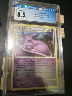 Pokemon TCG Near Mint+ 8.5 GetGraded Espeon Call of Legends 4/95 Holo Rare - Image 2