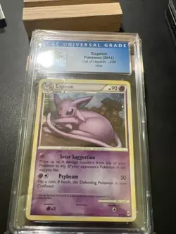 Pokemon TCG Near Mint+ 8.5 GetGraded Espeon Call of Legends 4/95 Holo Rare - Image 3