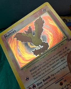Moltres 12/62 - Holo Unlimited Rare Fossil Set - LP - Pokemon TCG Card - Image 3