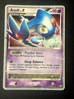 Azelf LV.X 140/146 Holo Card Legends Awakened Series - CHECK PICTURES / DESCRIPT - Image 1