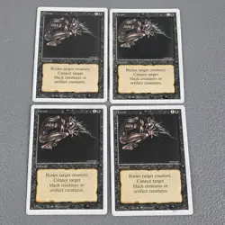 Terror Revised x4 Playset Magic the Gathering MTG TCG Card LP/NM - Image 1