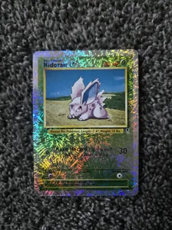 Pokemon Nidoran Legendary Collection Reverse Holo Card - Image 1