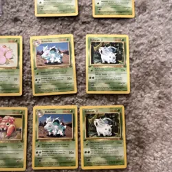 Pokemon ALL 1ST EDITIONS Base Set 1999 Pikachu/Bellsprout/Paras/Lot. 36 Cards - Image 5