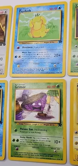 Vintage Pokemon 8 Card Lot Team Rocket Lot Vintage Team Rocket Dark Pokemon - Image 3